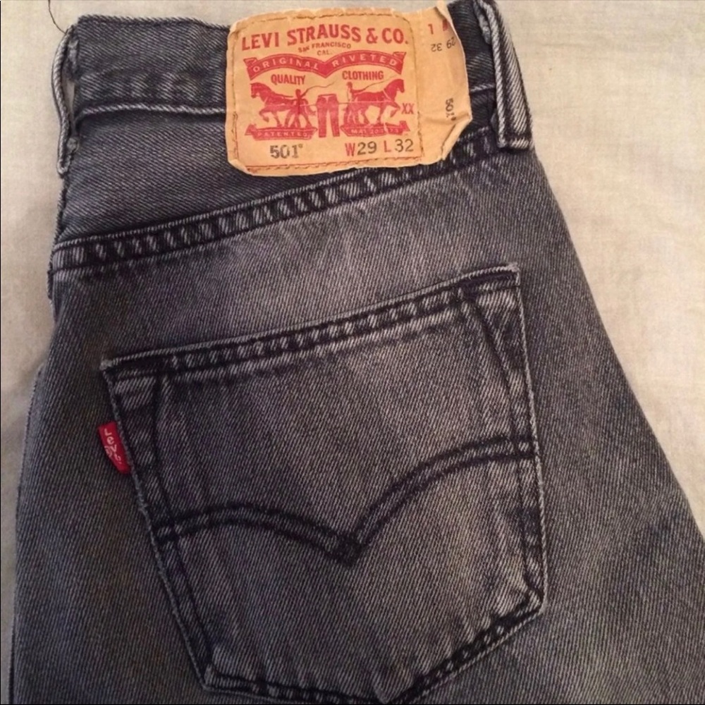 Levi’s vintage 501 faded black size 25